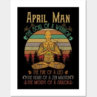 Yoga April Man Posters and Art